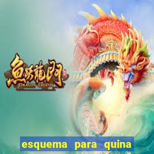 esquema para quina com 20 dezenas