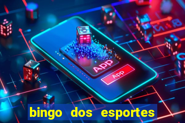 bingo dos esportes para imprimir